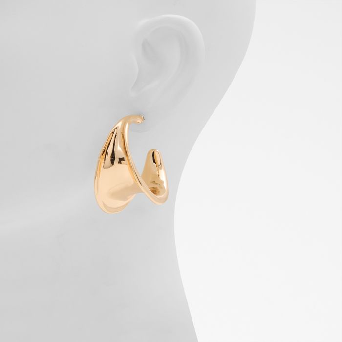 Pendientes largos en oro - VIITA