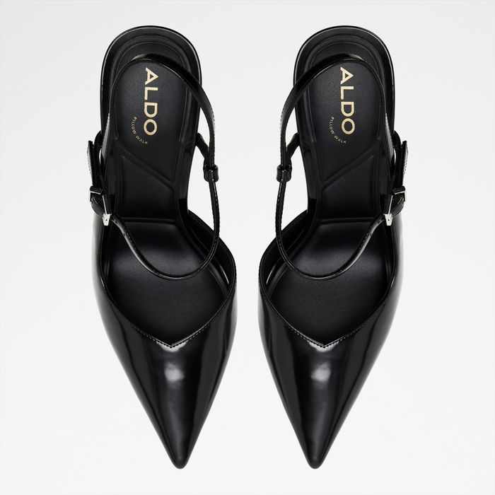 Sapatos em preto, salto fino - VIVENNE