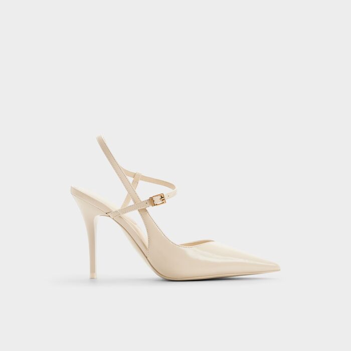 Sapatos em bege, salto fino - VIVENNE