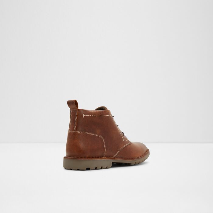 Botas em pele cognac - WAINWRIGHT