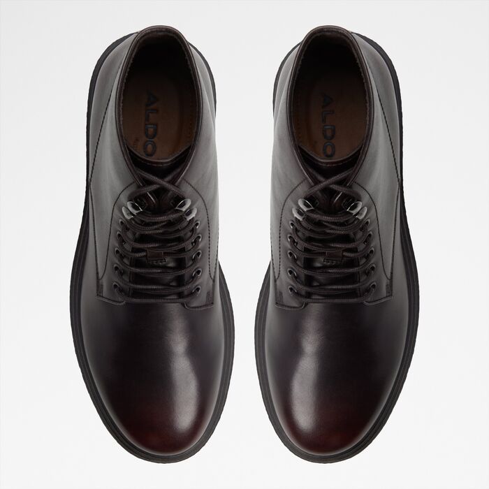 Botas de cordones en piel marrón - WALTONN