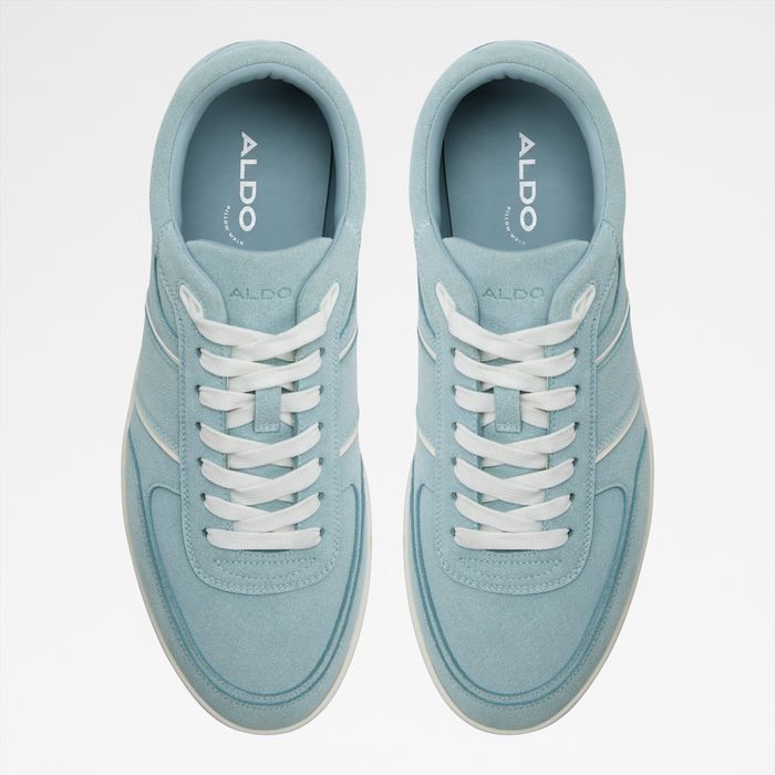 Zapatillas en piel azul - WHIRL