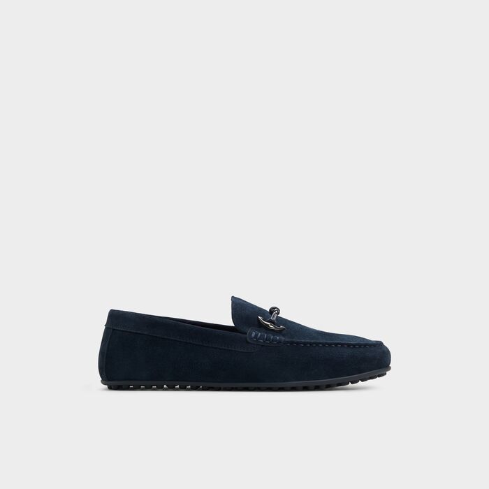 Mocassins em pele azul marinho - WILBART-IN