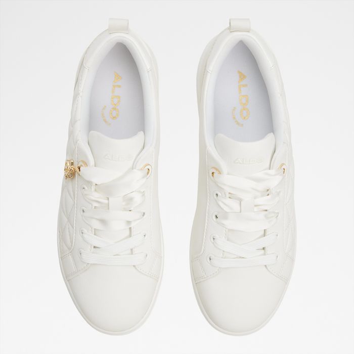 Sapatilhas rasas em branco - WILDFLOWERS