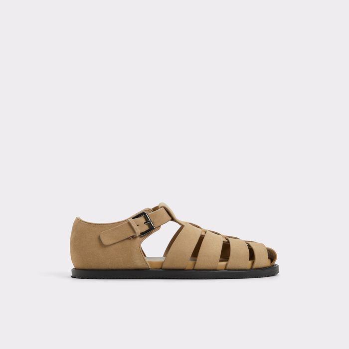 Sandalias en piel beige - WILDHAVEN