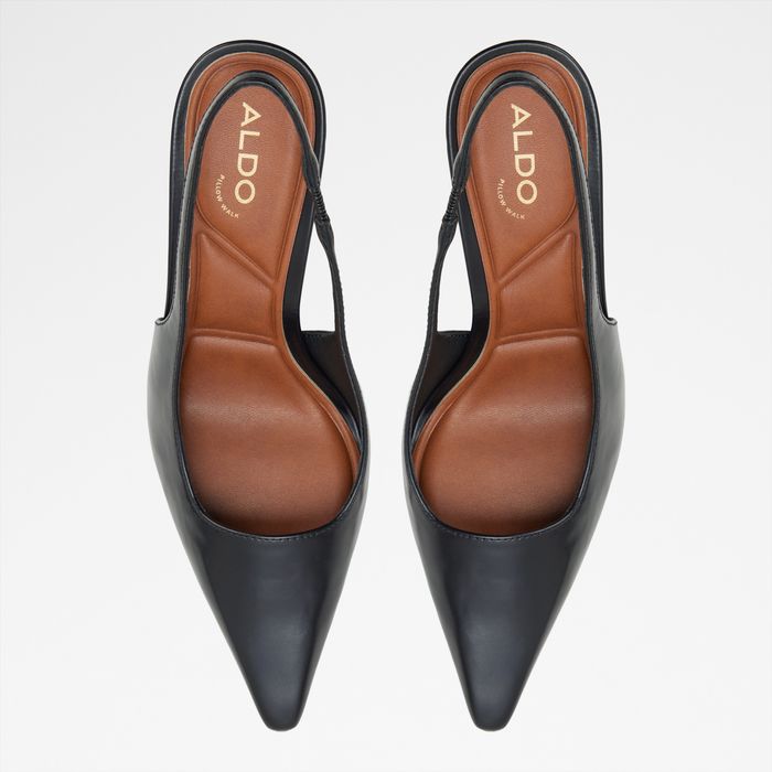 Sapatos em preto, salto fino - ZAILAH
