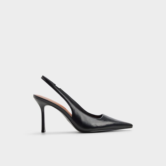 Sapatos em preto, salto fino - ZAILAH