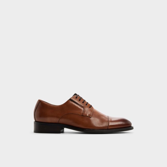 Sapatos clássicos em pele cognac - ZANKA