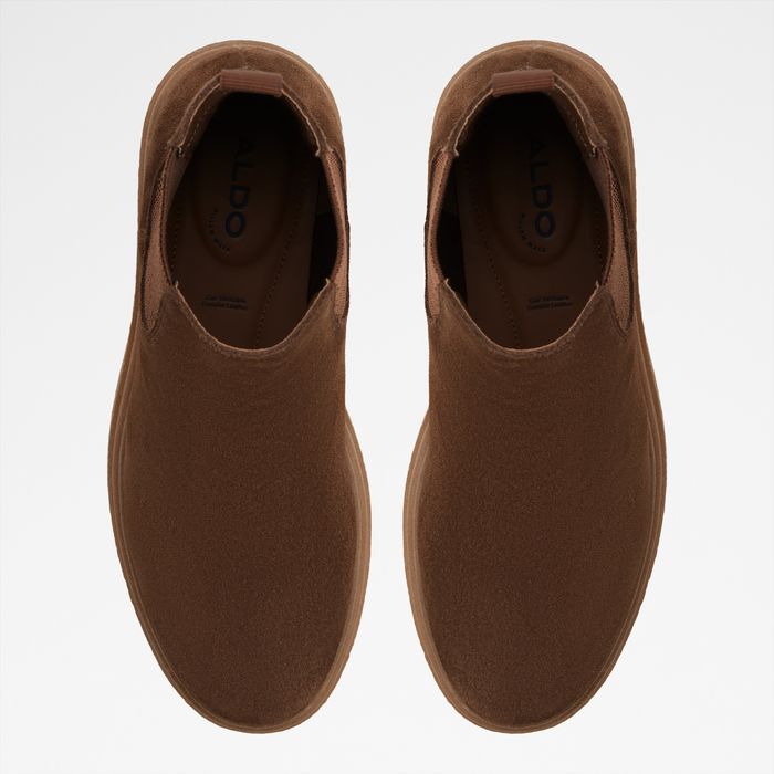 Botas em pele cognac - ZEDDYY