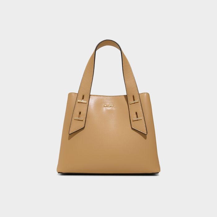 Bolso de mano en beige - ZERINA