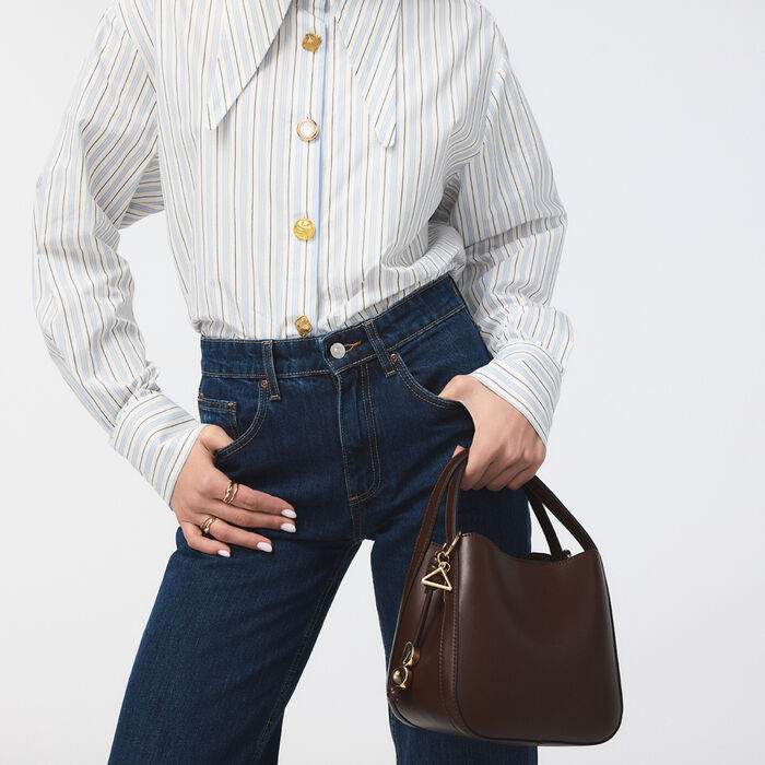 Bolso de mano en marrón - AURALILY