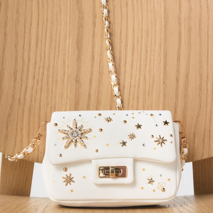 Mala de tiracolo em branco - CELESTIALBAG