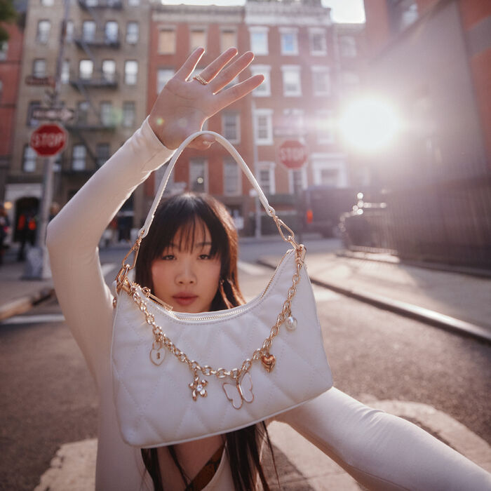 Bolso de hombro en blanco - ELAYA