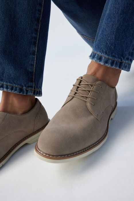 Sapatos casuais em pele bege - FARO