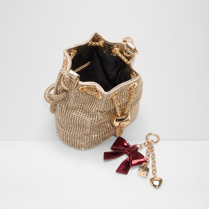 Bolso de hombro en oro - MARVELO