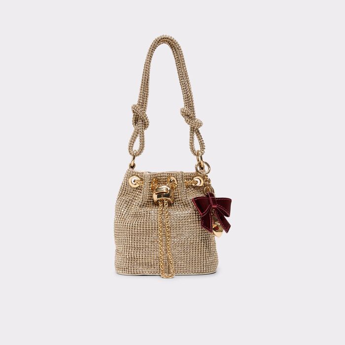Bolso de hombro en oro - MARVELO
