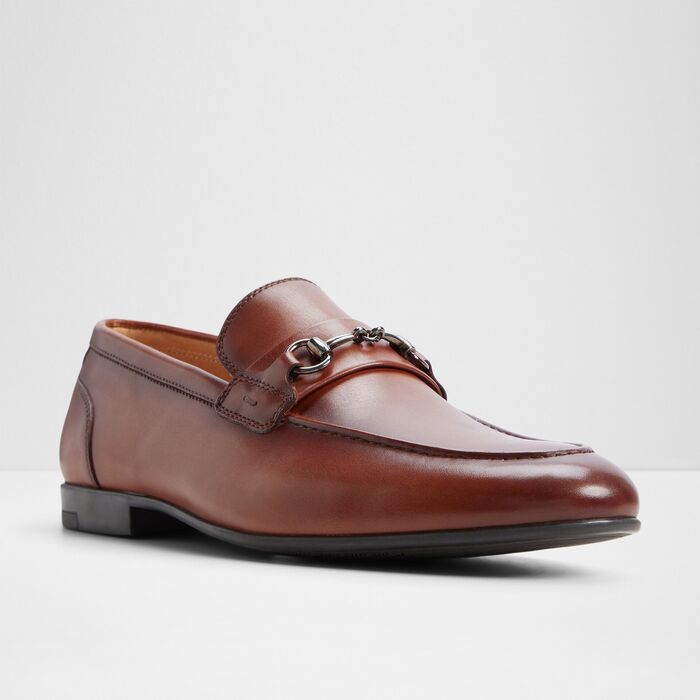 Mocassins em pele cognac - MARVIN