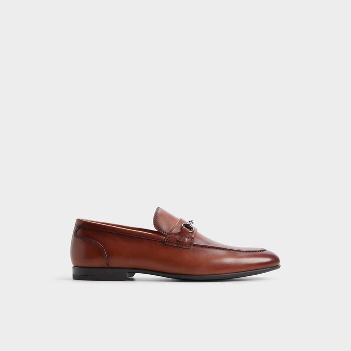 Mocassins em pele cognac - MARVIN