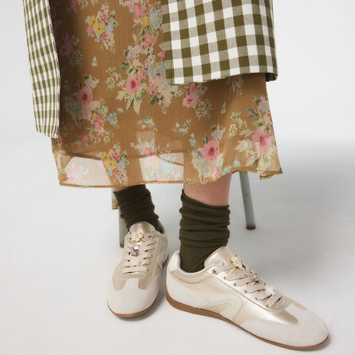 Zapatillas planas en oro - MAXIE