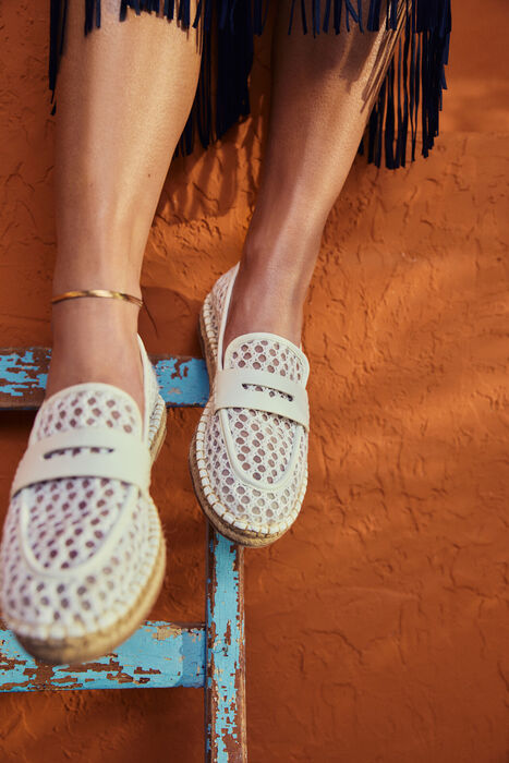 Alpargatas planas en blanco - SUMMERCRUSH