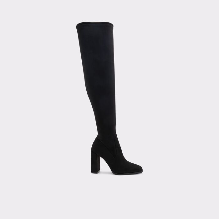 Botas em preto, salto em bloco - TOEDER