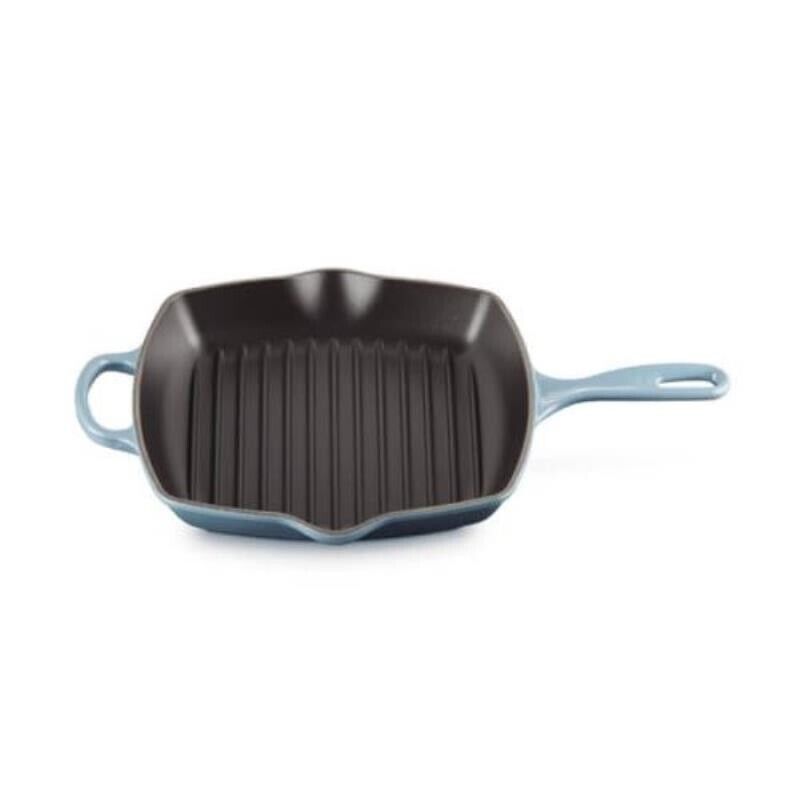 LE CREUSET - Skillet Signature Grill 26cm Chambray 20183264340422