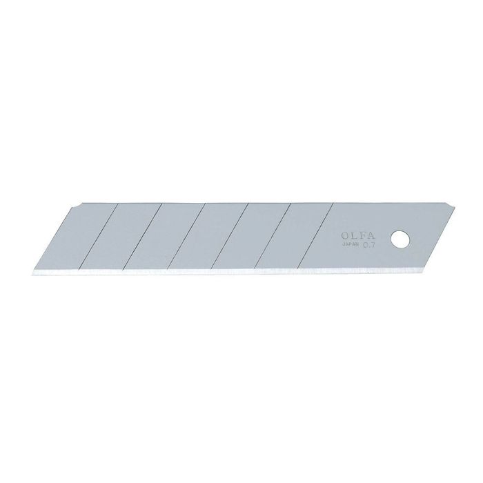Conjunto de 5 lâminas hb-5b divisíveis prateadas 25mm