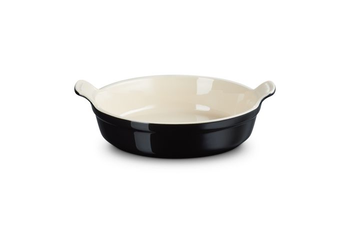 LE CREUSET - Tabuleiro Redondo 24cm Heritage, Negro Onix 61129241400007