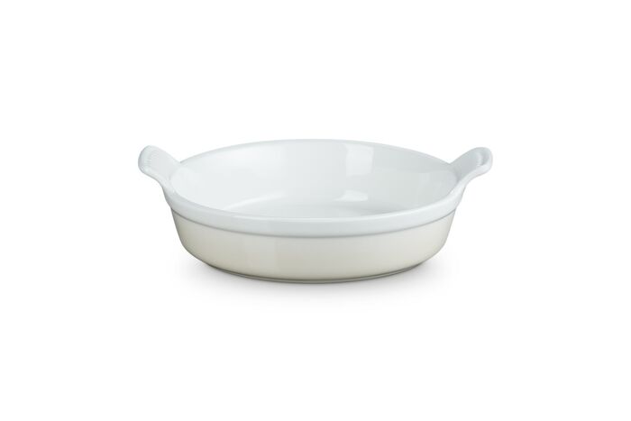 LE CREUSET - Tabuleiro Redondo 24cm Heritage, Merengue 61129247160007