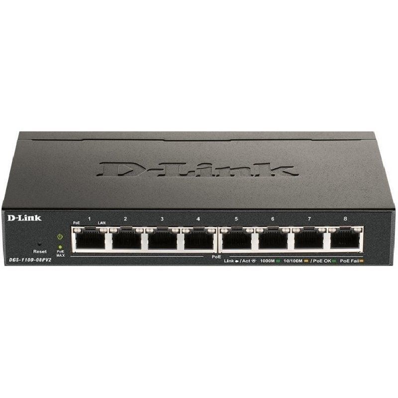 8-port Poe Gigabit Smart Managed Switch (64w)