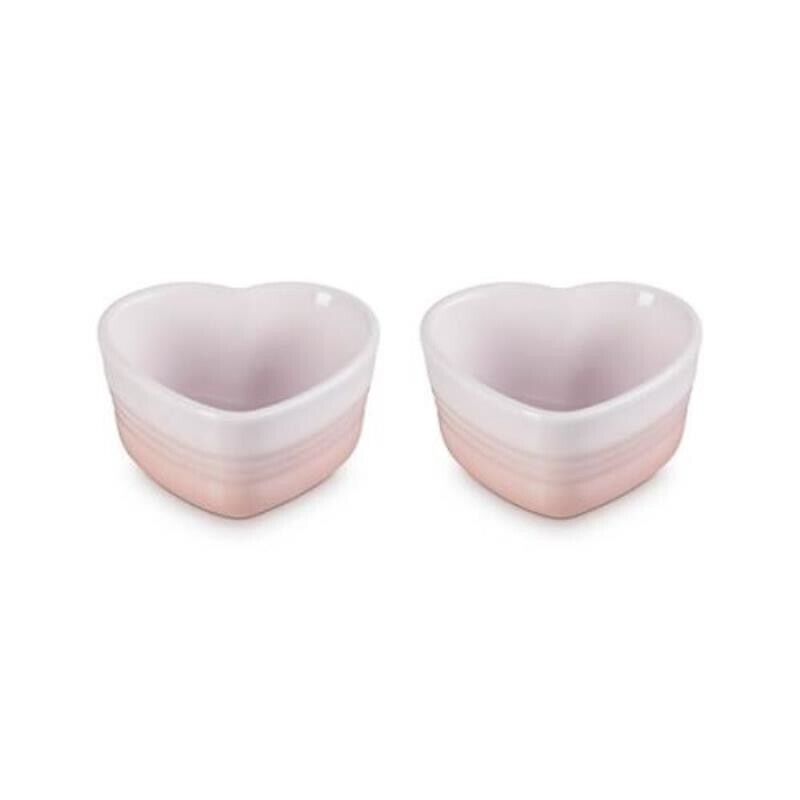 LE CREUSET - Set 2 Ramekins 300ml Shell Pink 79082307770000