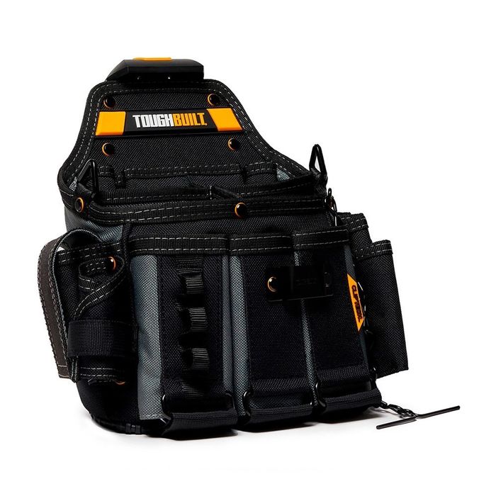 Bolsa de eletricista com alça de ombro cliptech, 30 x 14 x 34 cm