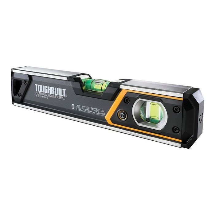 Nível magnético tubular, com bolha iluminada, 23 cm