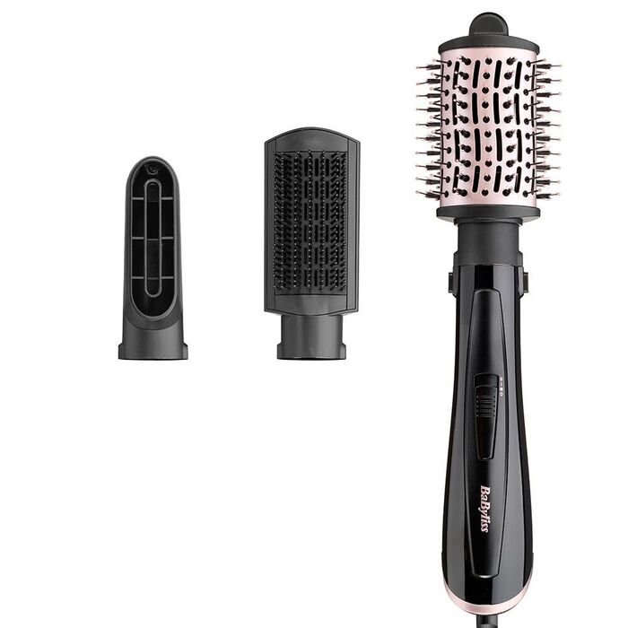 Escova de ar iônica style smooth 1000 w com 3 acessórios