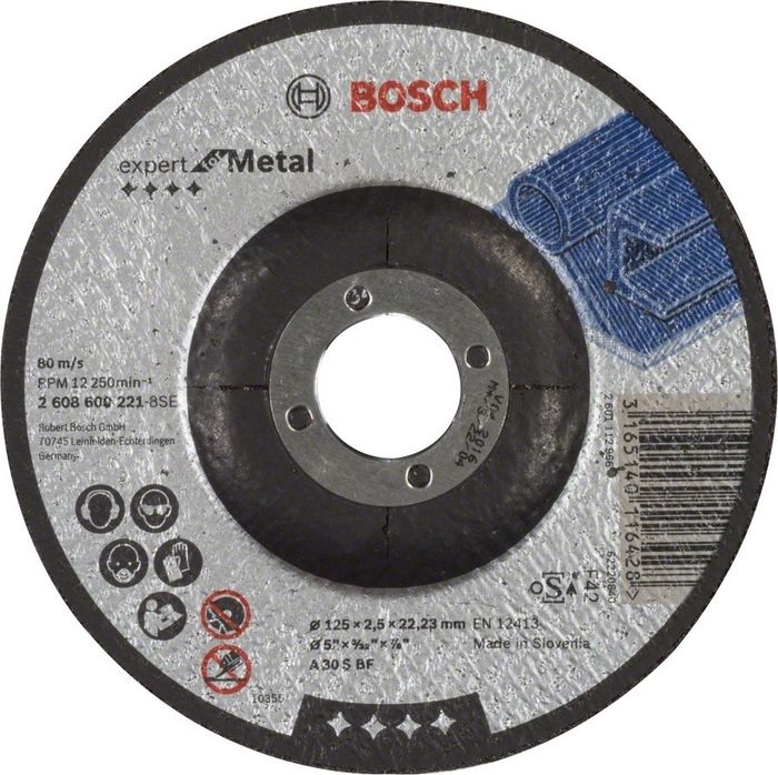 BOSCH - Disco Abrasivo de Corte Ligado PRO Metal 2608600316
