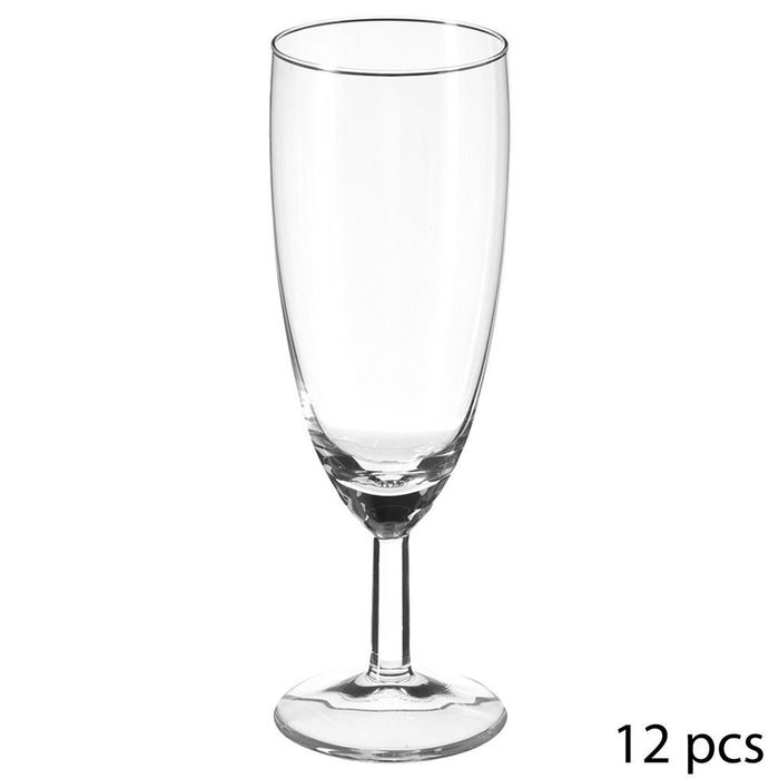 Taça champagne tipo flauta 15 cl, 12 uds