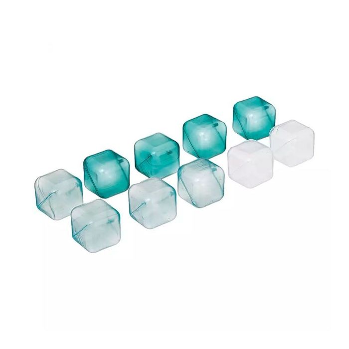 Cubinhos de plástico 2,5 x 2,5 x 2,5 cm 10 uds