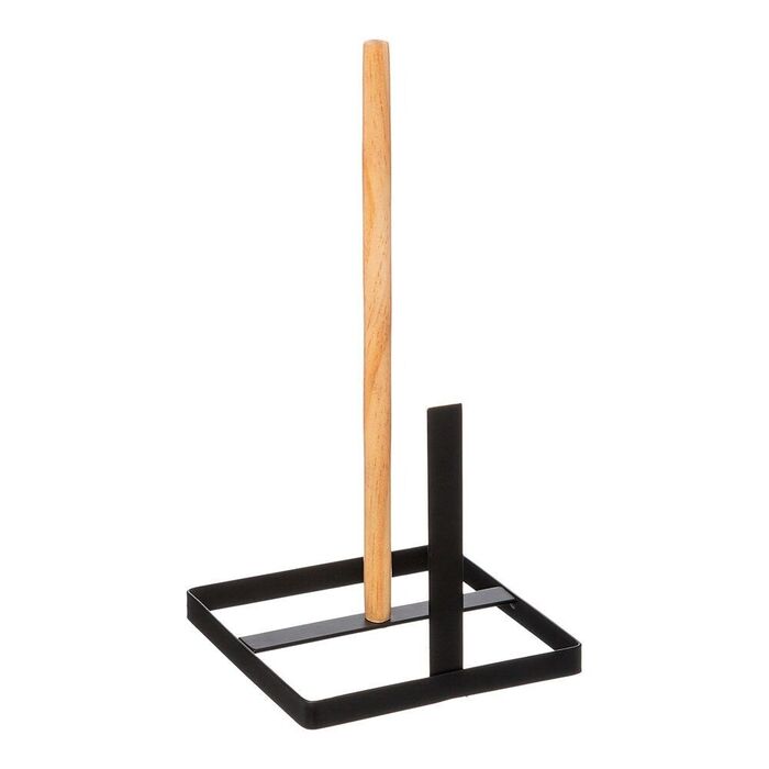 Dispensador de guardanapos pretos coleção noir kitchen 15 x 15 x 30 cm