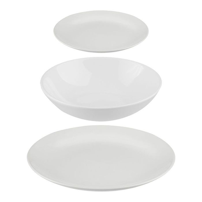 Louça 18 peças cor branco