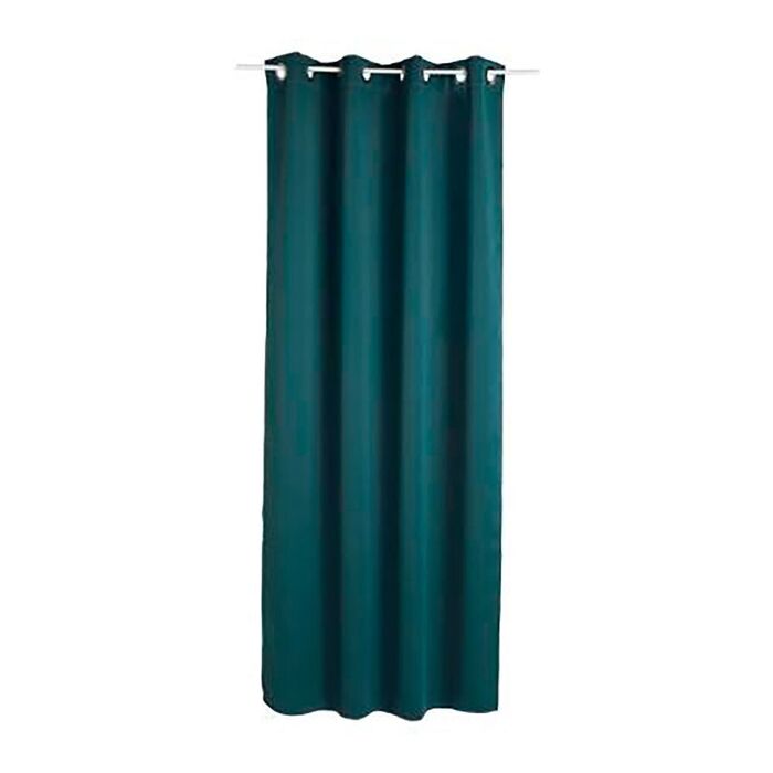 Cortina blackout verde-folha, 135 x 240 cm, 2 uds
