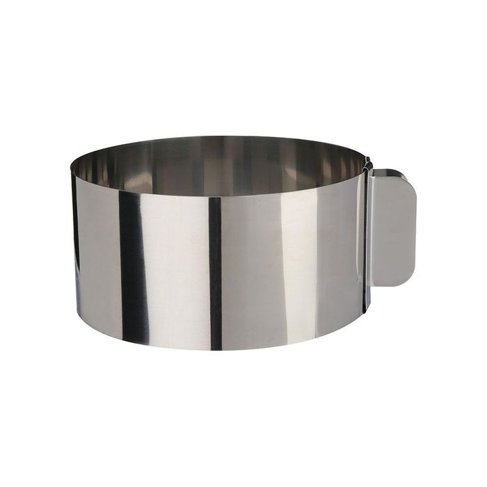 Molde para empratar extensivel inoxidavel ø16 cm a 30 cm