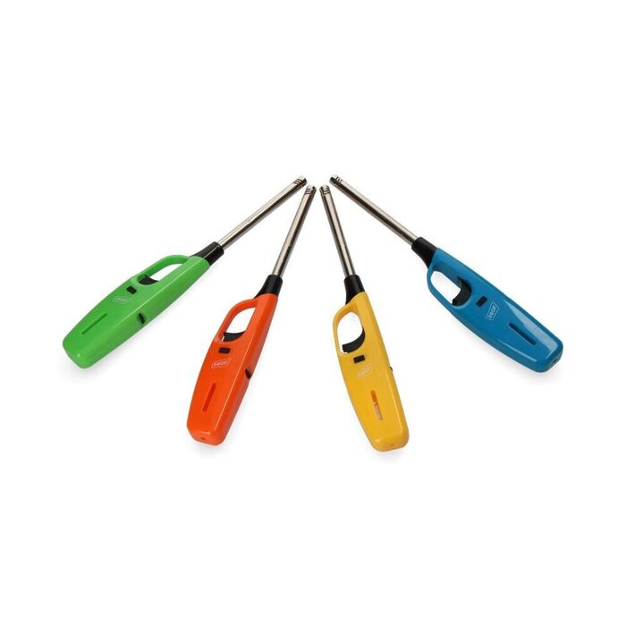 Isqueiro recarregável fashion longneck bbq, cores variadas euro/u