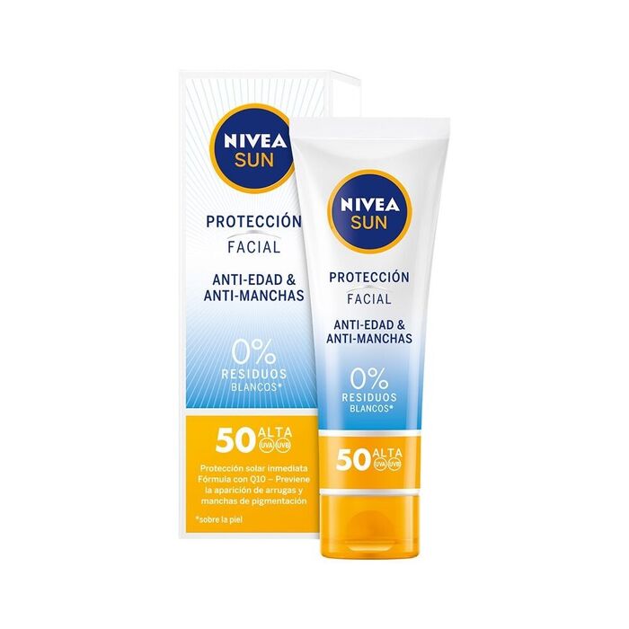 Protetor solar facial antienvelhecimento tubo q10 f50 50 ml