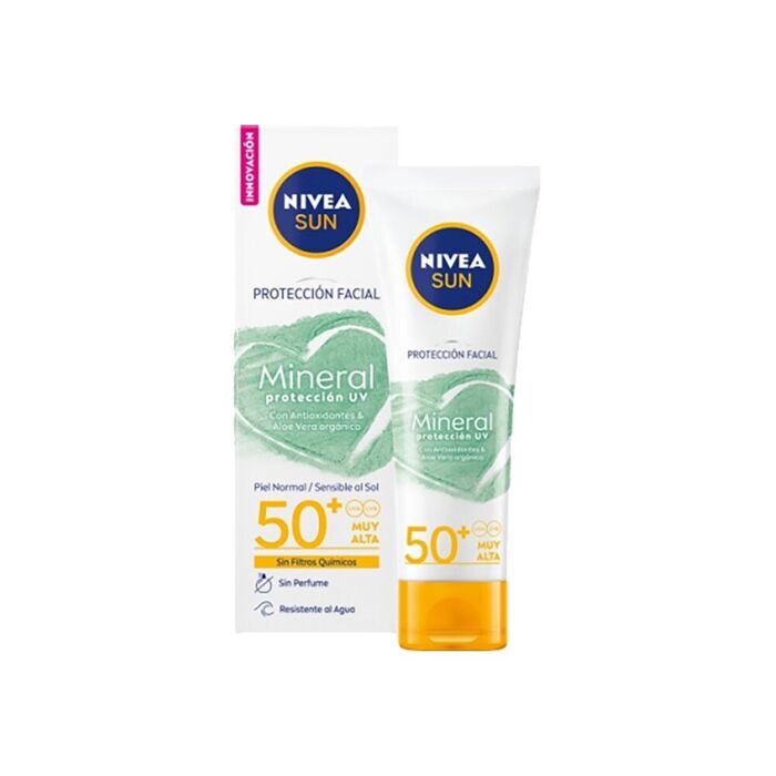 Protetor solar facial mineral tubo f50 50 ml