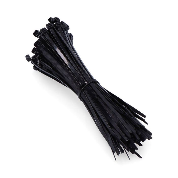 Abraçadeiras de nylon ubn 2,5x160mm preto 100un. fischer