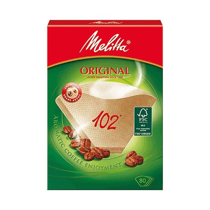 Filtro de café original 102, 80 uds