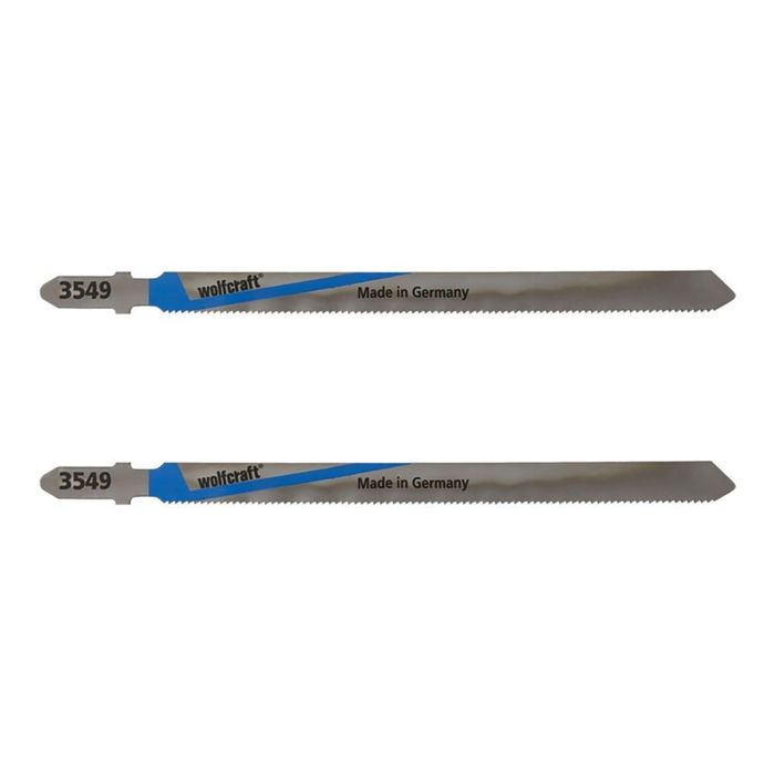 Serras para tico-tico hss 130 mm, haste t, metal, 2 peças