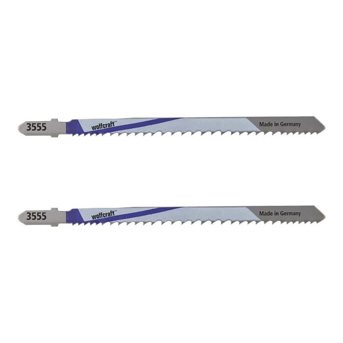 Serras para tico-tico bimetal 130 mm, haste t, 2 peças