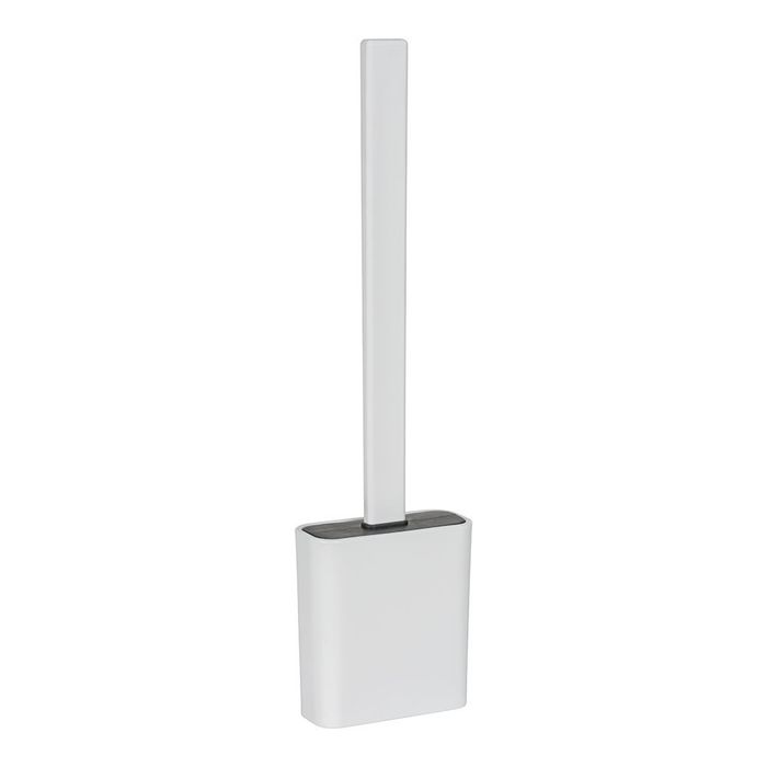 Porta-escova de vaso sanitário zalana, branco, 9,8 x 4 x 35,5 cm