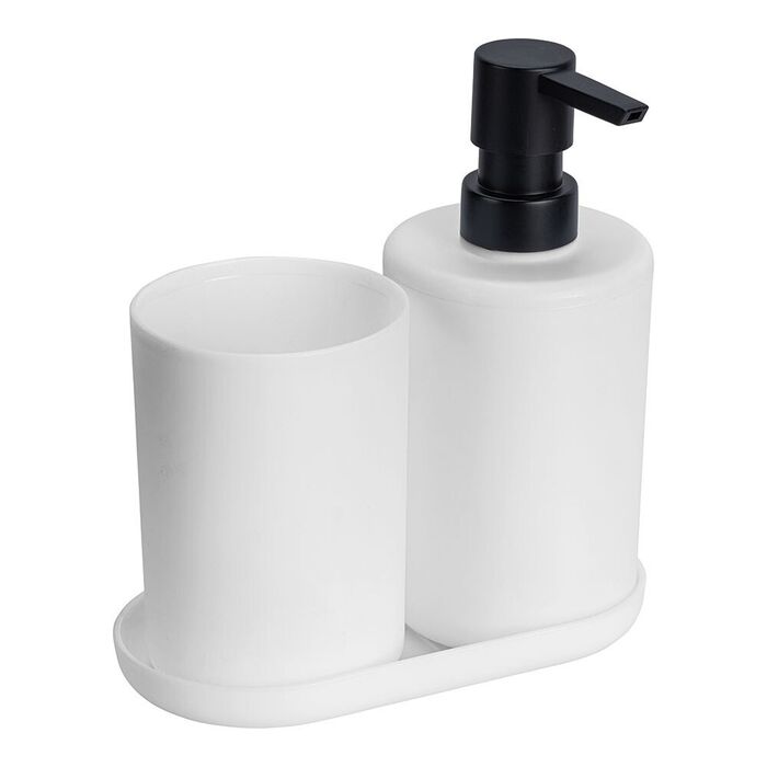 Conjunto de banheiro, fano, branco, 3 peças